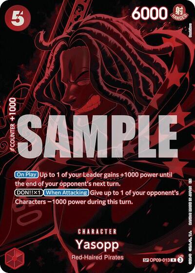 Yasopp (SP) Legacy of the Master (OP09-013) (Rare)