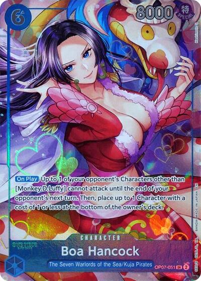 Boa Hancock (Seven Warlords of the Sea Binder Set) One Piece Promotion Cards (OP07-051) (Super Rare)