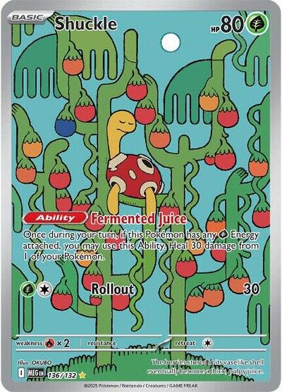Shuckle ME01: Mega Evolution (136/132) (Illustration Rare)