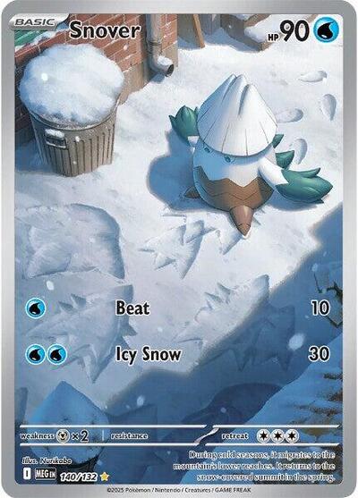 Snover ME01: Mega Evolution (140/132) (Illustration Rare)