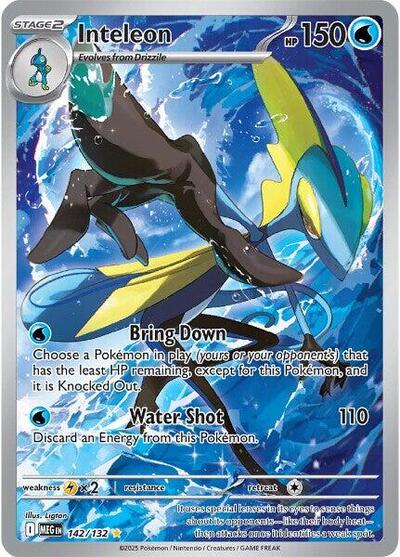 Inteleon ME01: Mega Evolution (142/132) (Illustration Rare)