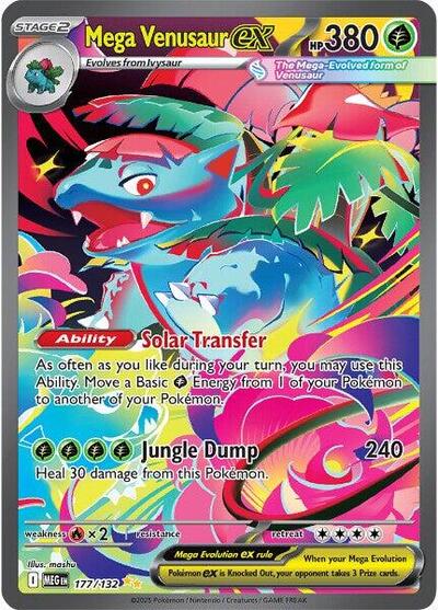 Mega Venusaur ex ME01: Mega Evolution (177/132) (Special Illustration Rare)