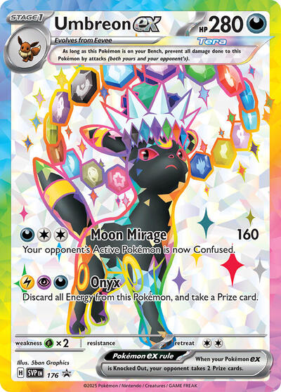 Umbreon ex SV: Scarlet & Violet Promo Cards (SVP 176) (Promo)
