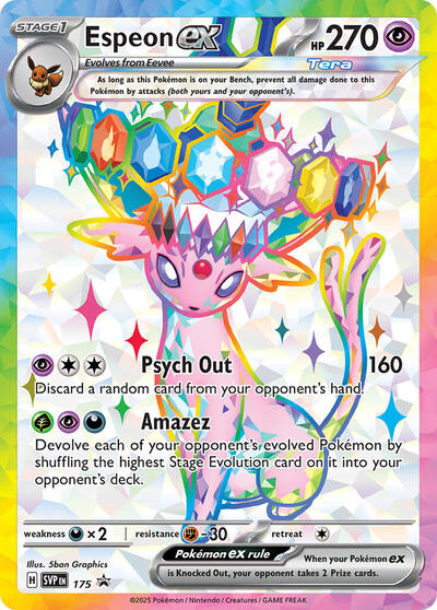 Espeon ex SV: Scarlet & Violet Promo Cards (SVP 175) (Promo)