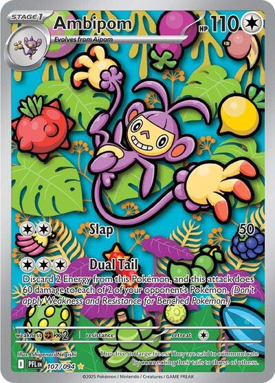 Ambipom ME02: Phantasmal Flames (107/094) (Illustration Rare)