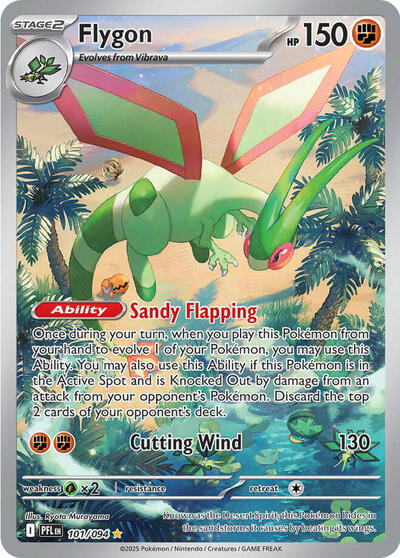 Flygon ME02: Phantasmal Flames (101/094) (Illustration Rare)