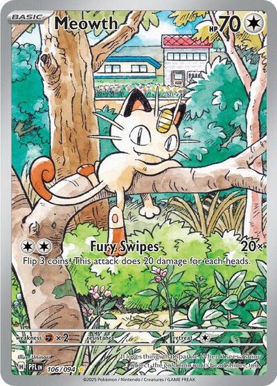 Meowth ME02: Phantasmal Flames (106/094) (Illustration Rare)