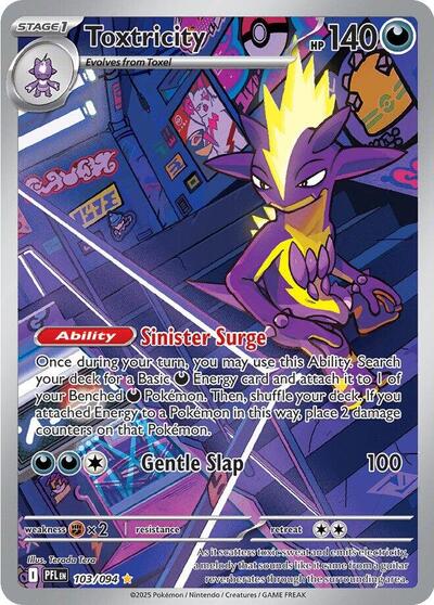 Toxtricity ME02: Phantasmal Flames (103/094) (Illustration Rare)