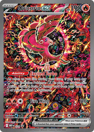 Oricorio ex ME: Mega Evolution Promo (024) (Promo)