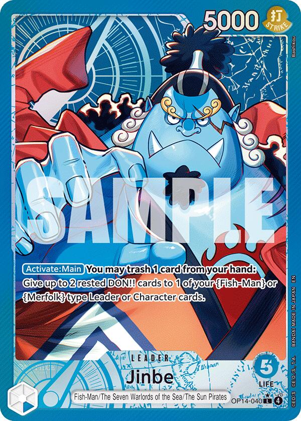 Jinbe - OP14-040 (Alternate Art)