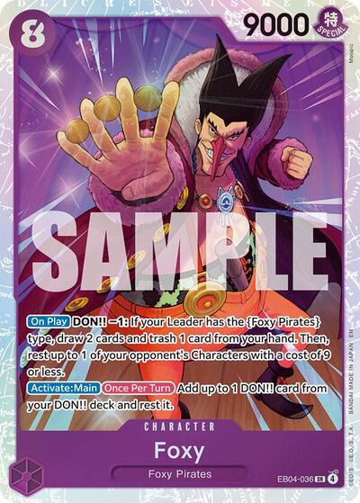 Foxy The Azure Sea's Seven (EB04-036) (Super Rare)
