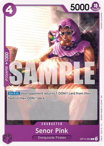 Senor Pink The Azure Sea's Seven (OP14-065) (Common)