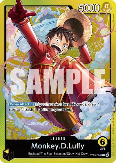 Monkey.D.Luffy ST-29: Starter Deck 29 Egghead (ST29-001) (Leader)