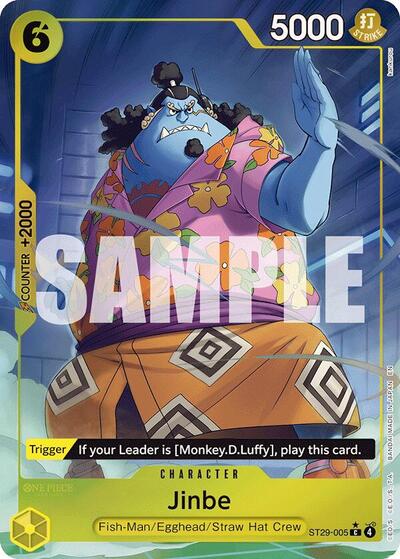 Jinbe (Full Art) ST-29: Starter Deck 29 Egghead (ST29-005) (Common)