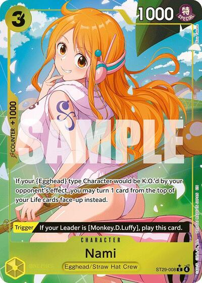Nami (Full Art) ST-29: Starter Deck 29 Egghead (ST29-008) (Common)