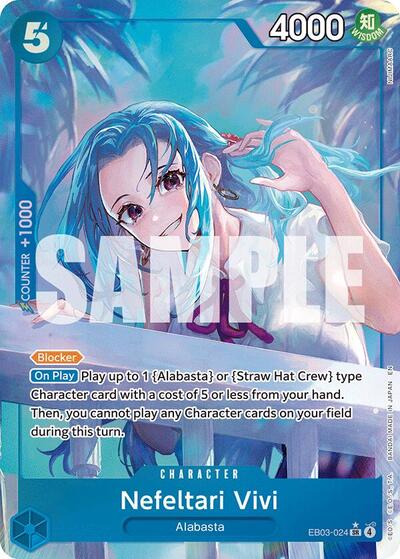 Nefeltari Vivi (Alternate Art) Extra Booster: One Piece Heroines Edition (EB03-024) (Super Rare)