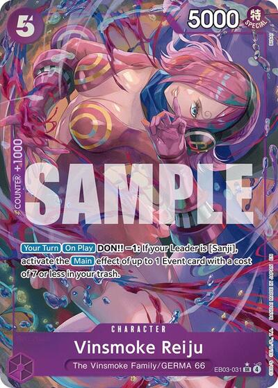Vinsmoke Reiju (Alternate Art) Extra Booster: One Piece Heroines Edition (EB03-031) (Super Rare)