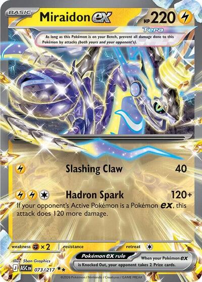 Miraidon ex ME: Ascended Heroes (073/217) (Double Rare)