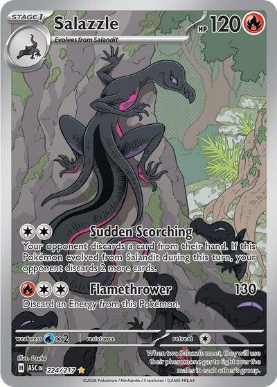 Salazzle ME: Ascended Heroes (224/217) (Illustration Rare)