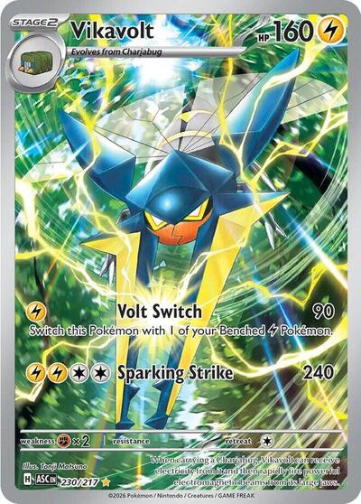 Vikavolt ME: Ascended Heroes (230/217) (Illustration Rare)