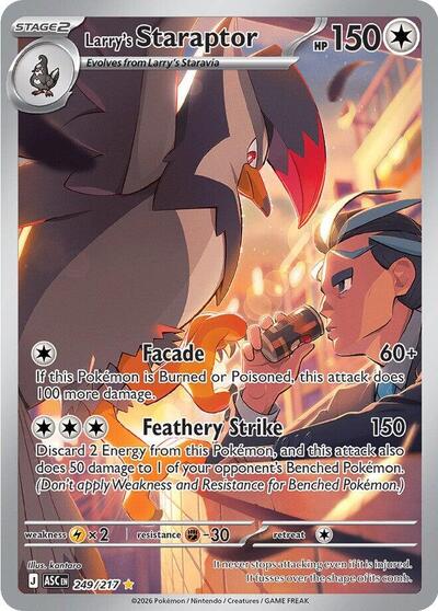 Larry's Staraptor ME: Ascended Heroes (249/217) (Illustration Rare)