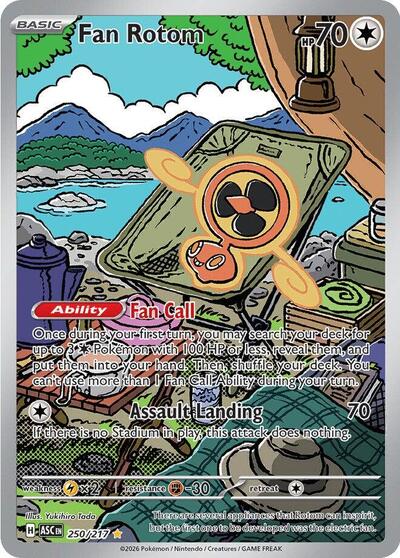 Fan Rotom ME: Ascended Heroes (250/217) (Illustration Rare)