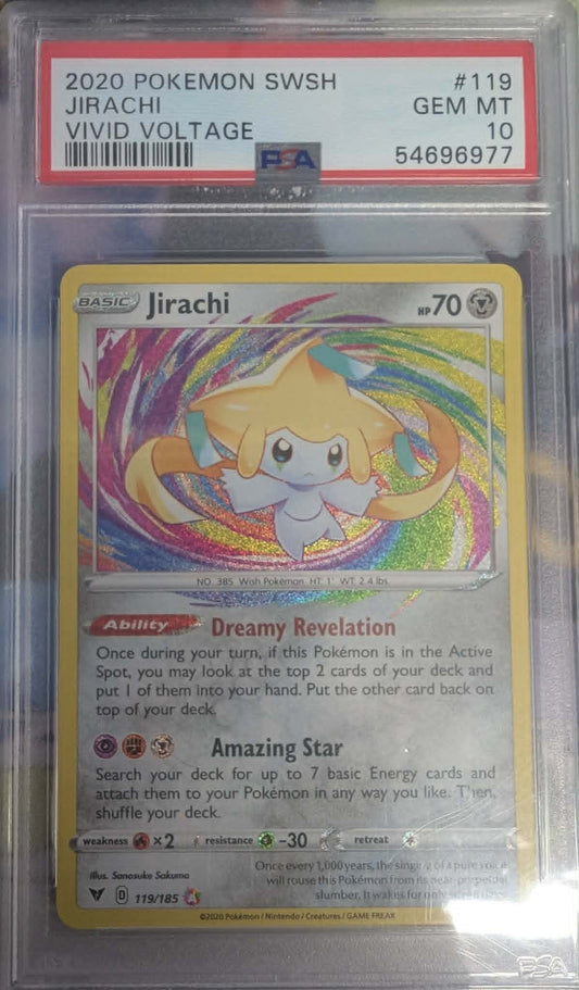 PSA 10 - Vivid Voltage - JIrachi #119