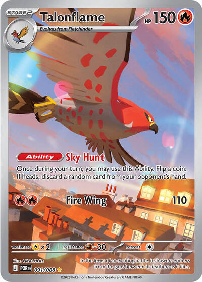 Talonflame ME03: Perfect Order (091/088) (Illustration Rare)