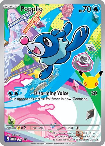 Popplio ME: Mega Evolution Promo (045) (Promo)