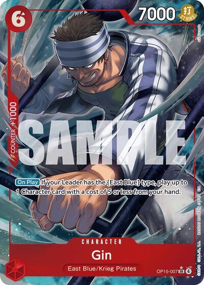 Gin (Alternate Art) Adventure on Kami's Island (OP15-007) (Super Rare)