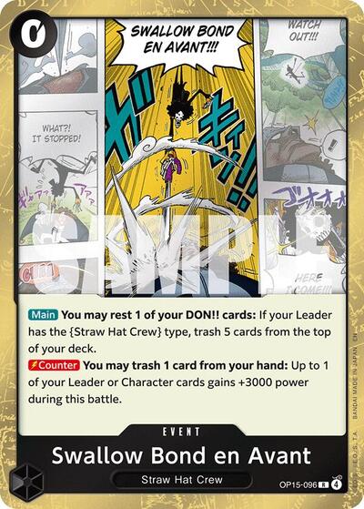 Swallow Bond en Avant Adventure on Kami's Island (OP15-096) (Rare)