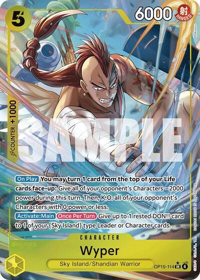 Wyper (Alternate Art) Adventure on Kami's Island (OP15-114) (Super Rare)