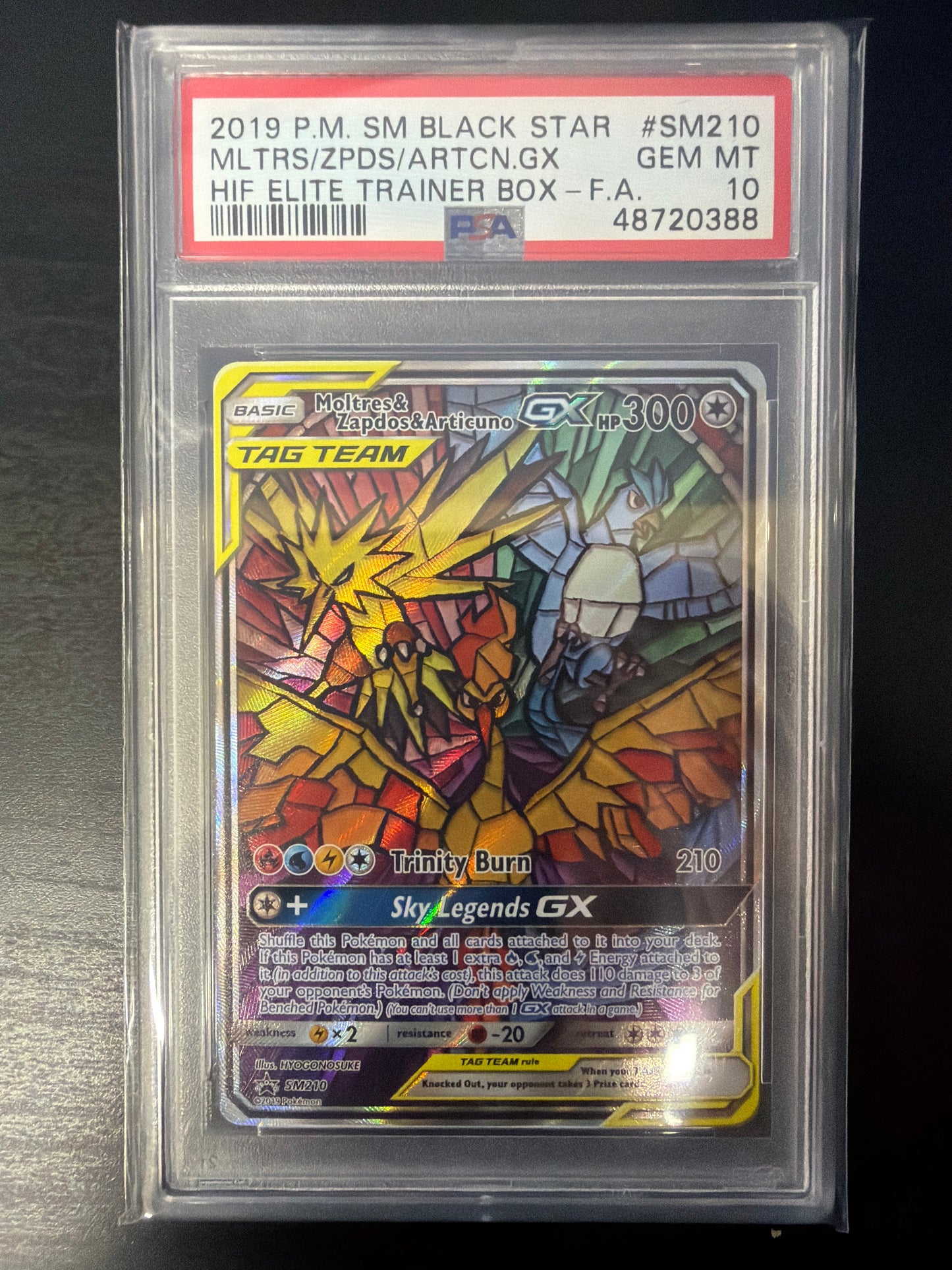 PSA 10 - Hidden Fates - MLTRS/ZPDS/ARTCN GX #SM210