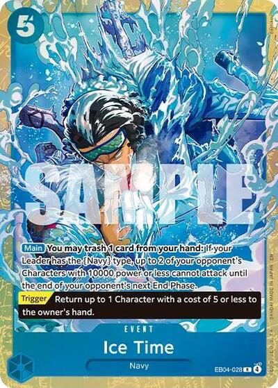 Ice Time (Premium Card Collection -Best Selection Vol. 6-) One Piece Promotion Cards (EB04-028) (Rare)