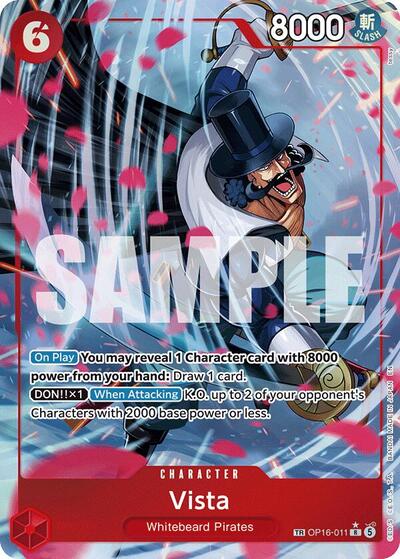 Vista (TR) The Time of Battle (OP16-011) (Treasure Rare)