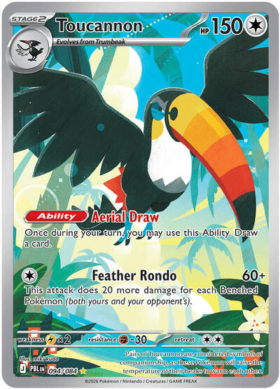 Toucannon ME05: Pitch Black (094/084) (Illustration Rare)