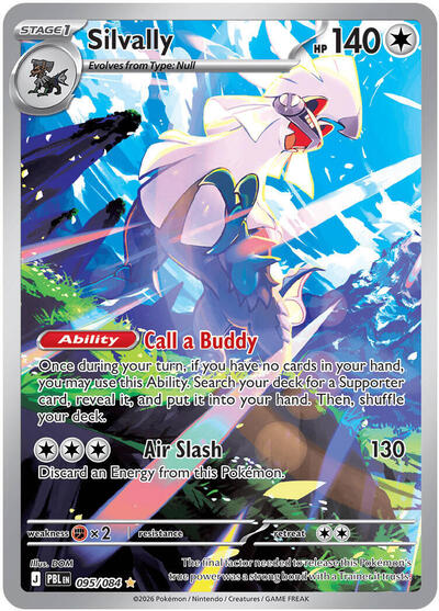 Silvally ME05: Pitch Black (095/084) (Illustration Rare)