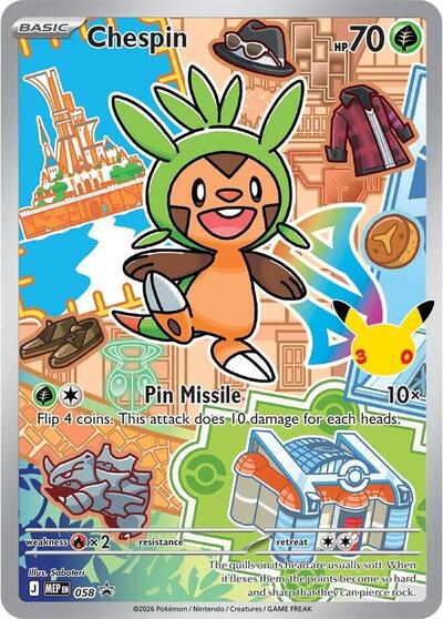 Chespin ME: Mega Evolution Promo (058) (Promo)