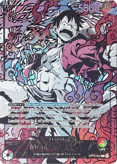 Monkey.D.Luffy (English Version 3rd Anniversary Set) One Piece Promotion Cards (OP13-001) (Leader)