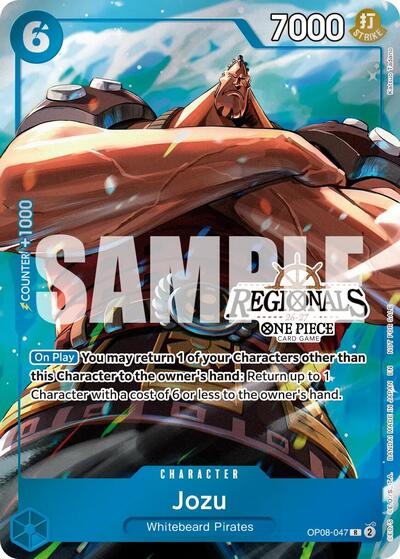 Jozu (Regional Participation Pack 2026 Vol.2) One Piece Promotion Cards (OP08-047) (Rare)