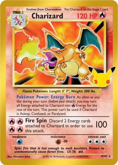 Charizard ME: 30th Celebration Classic Collection (4/102) (Classic Collection)