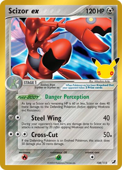 Scizor ex ME: 30th Celebration Classic Collection (108/115) (Classic Collection)