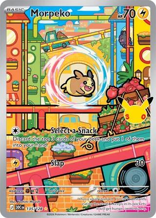 Morpeko ME: 30th Celebration (135/128) (Illustration Rare)