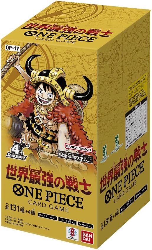 One Piece - Japanese - The World's Strongest Warriors Booster Box [OP-17]