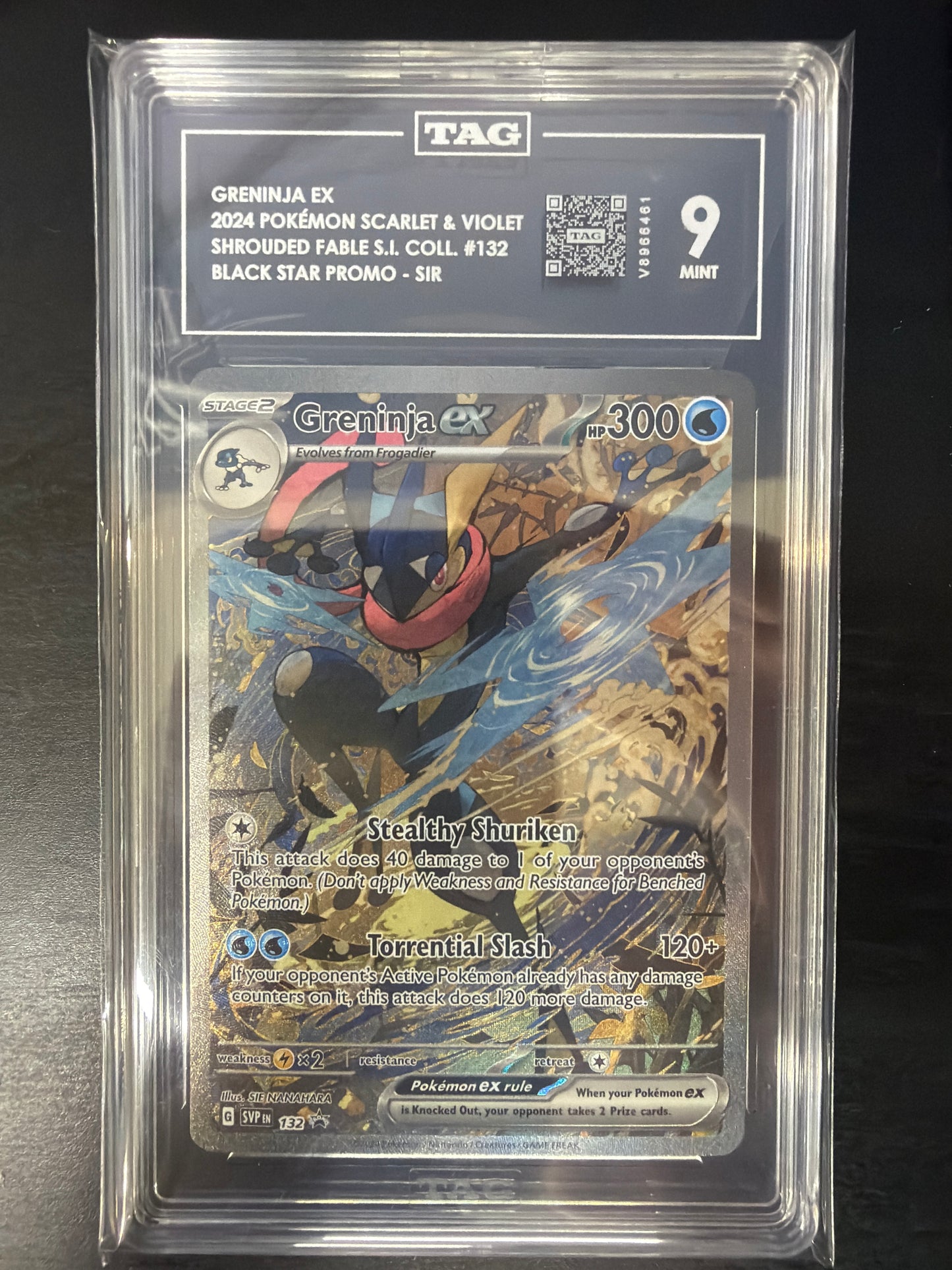 TAG 9 - SHROUDED FABLE - GRENINJA EX #132