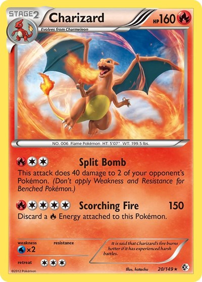 Charizard Boundaries Crossed (20/149) (Holo Rare)