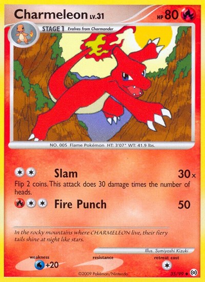 Charmeleon Arceus (35/99) (Uncommon)