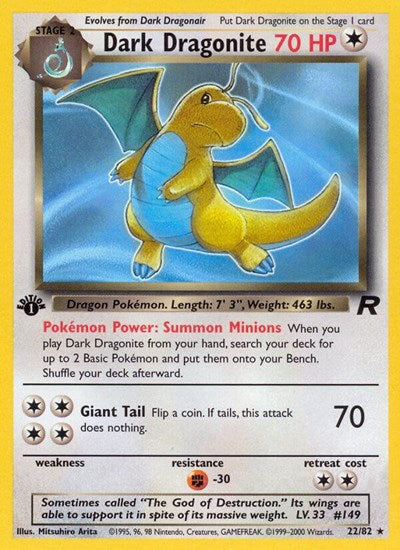 Dark Dragonite (22) Team Rocket (22/82) (Rare)