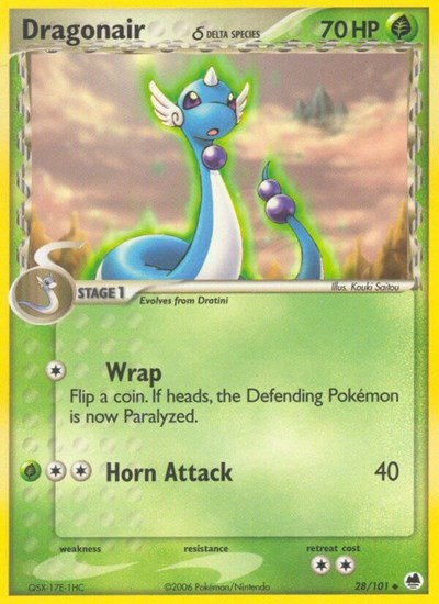 Dragonair (Delta Species) EX Dragon Frontiers (28/101) (Uncommon)
