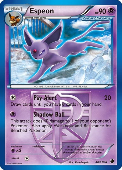 Espeon (Team Plasma) Plasma Freeze (48/116) (Uncommon)